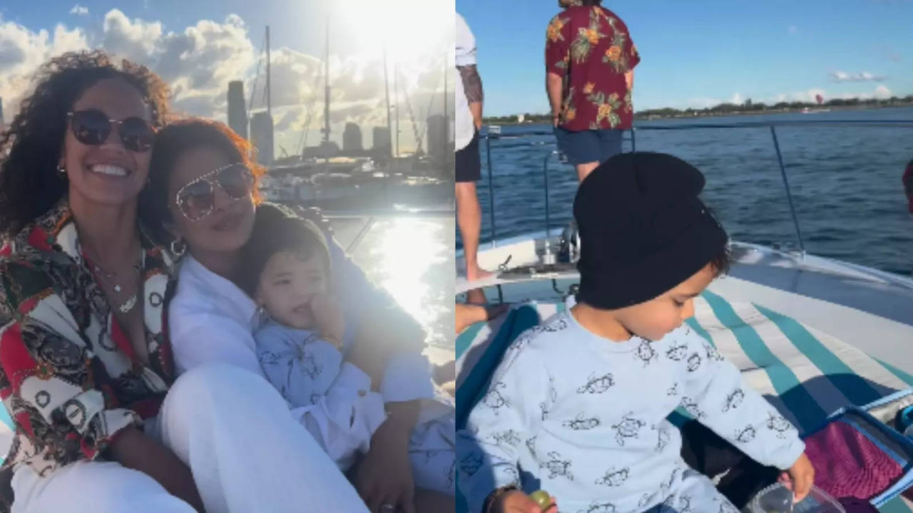 Priyanka Chopra gives a glimpse of fun time spent on yacht with daughter, 'The Bluff' team