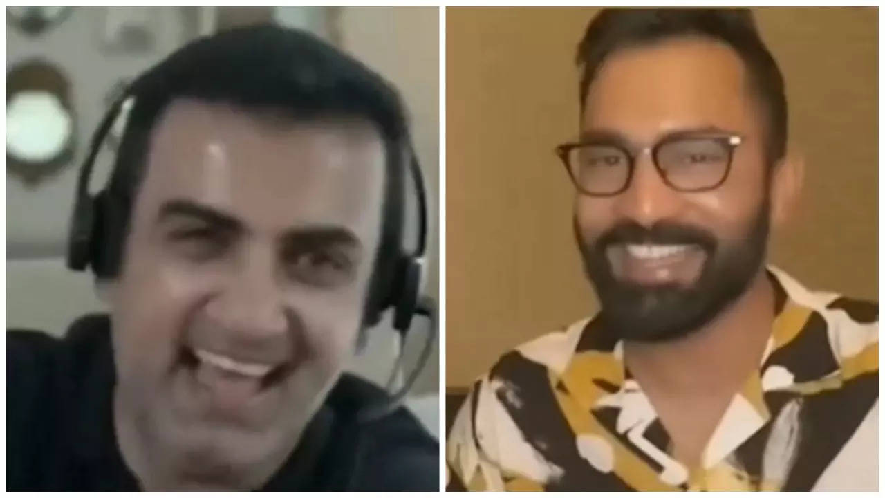 'Gautam Gambhir Is The Laziest Athlete By Far', Dinesh Karthik Hilariously Trolls KKR Mentor : WATCH Video