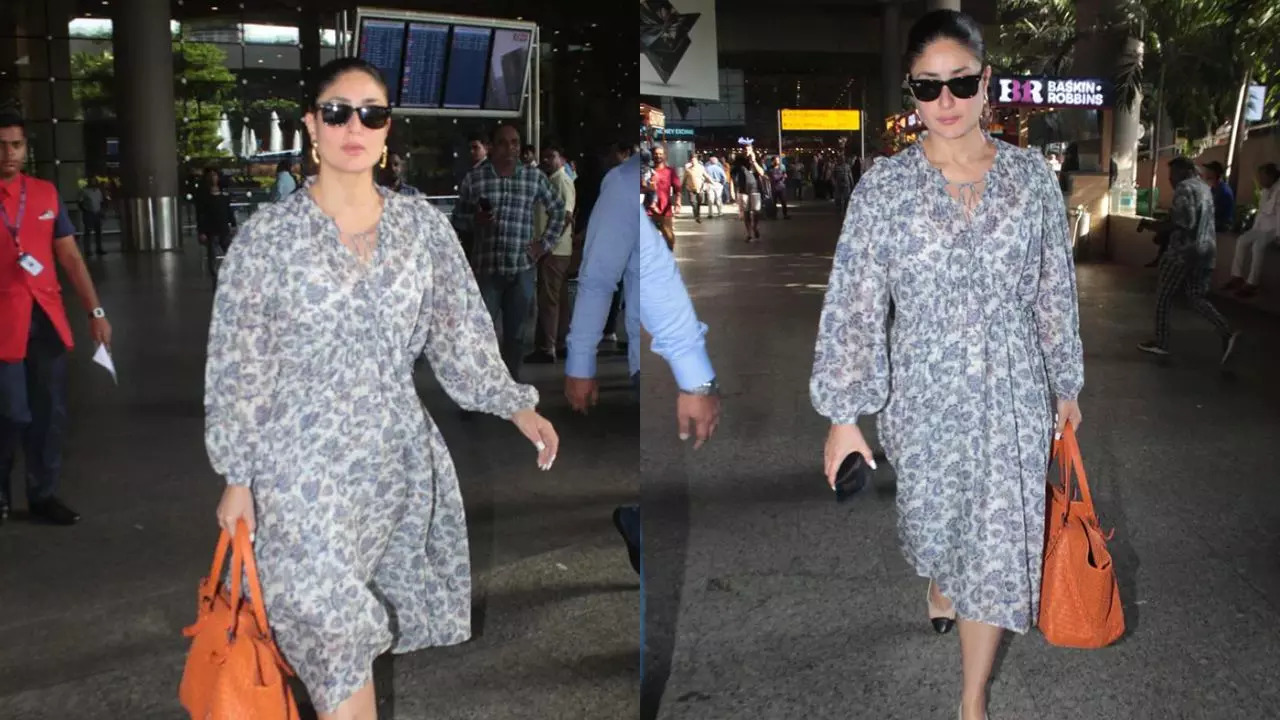 Kareena Kapoor Aces Chic Summer Fashion In Floral Dress, Carries Bag Worth Rs 2 Lakh