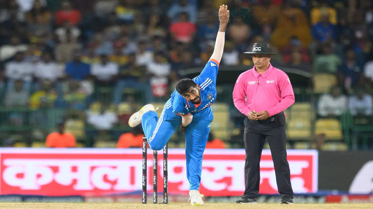 Jasprit Bumrah in action