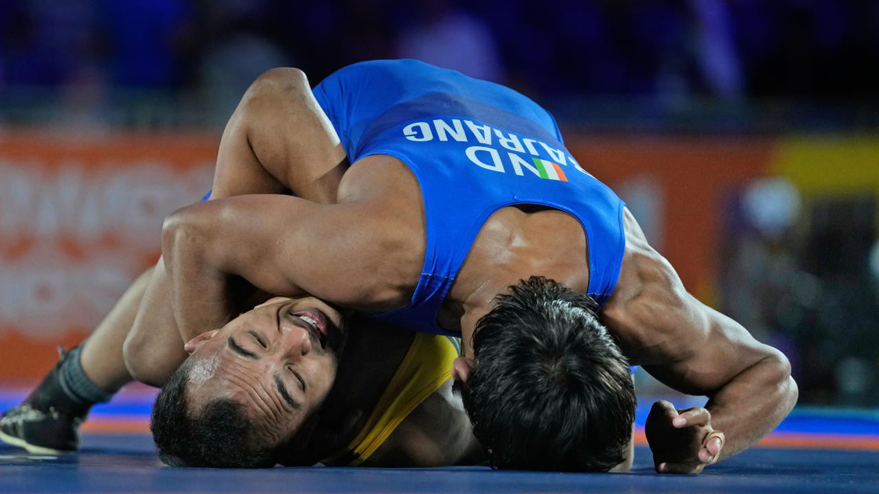 Bajrang Punia Wrestling-AP