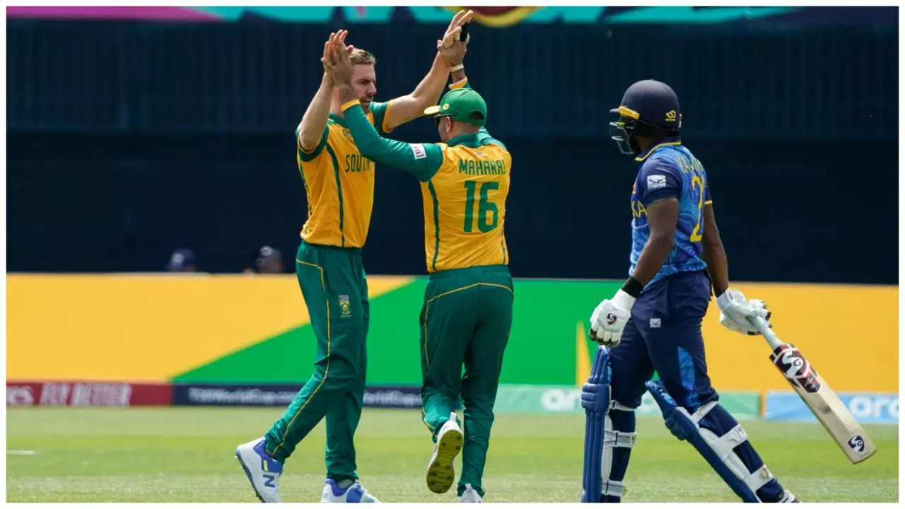 T20 World Cup 2024 : Anrich Nortje's Record-Breaking Spell Powers South Africa To 6-Wicket Win Over Sri Lanka