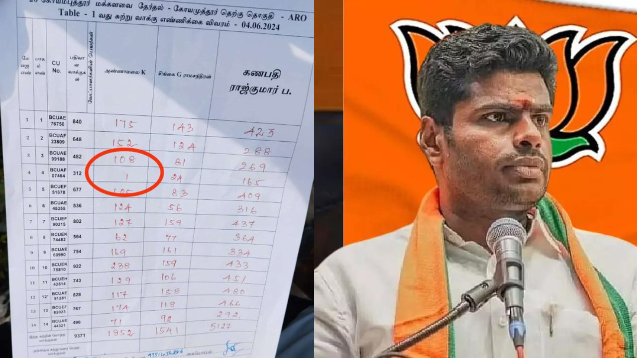 K Annamalai is contesting from Coimbatore