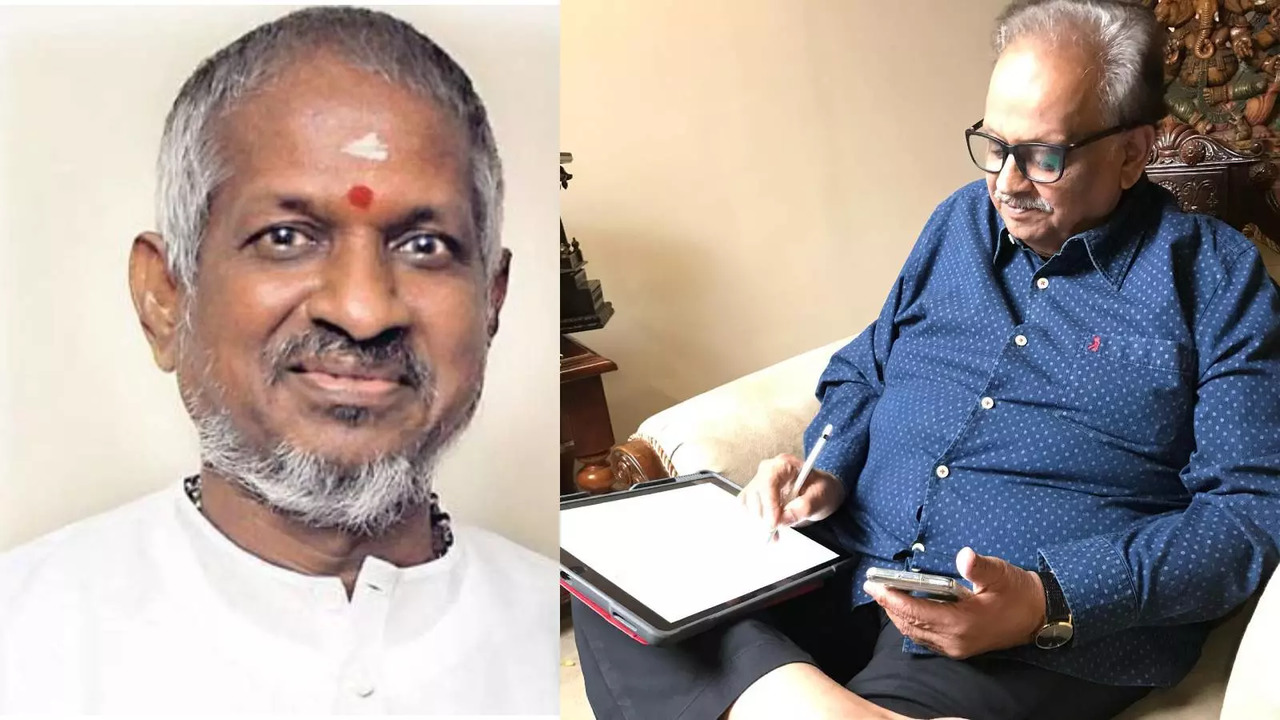 File Photos of Ilaiyaraaja (L); S P Balasubramaniam(R)