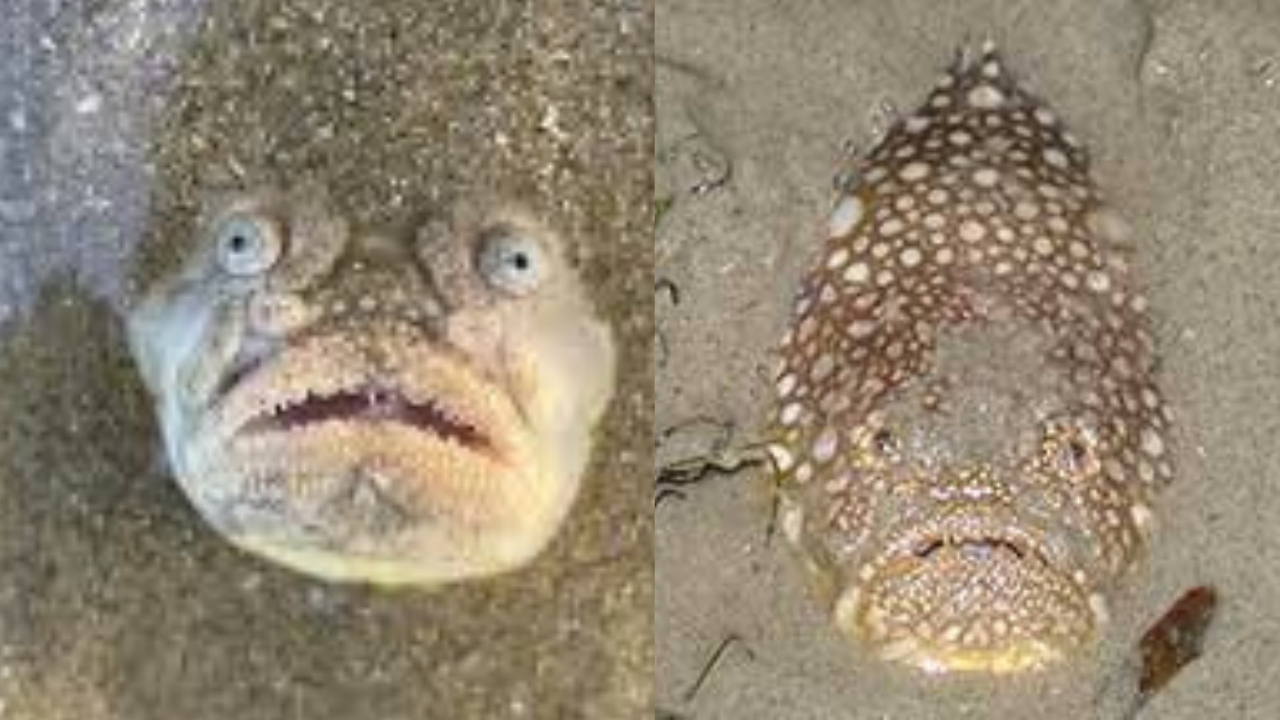 Quirky Star Fish With Head Buried Found On Singapore Beach, Formed ...