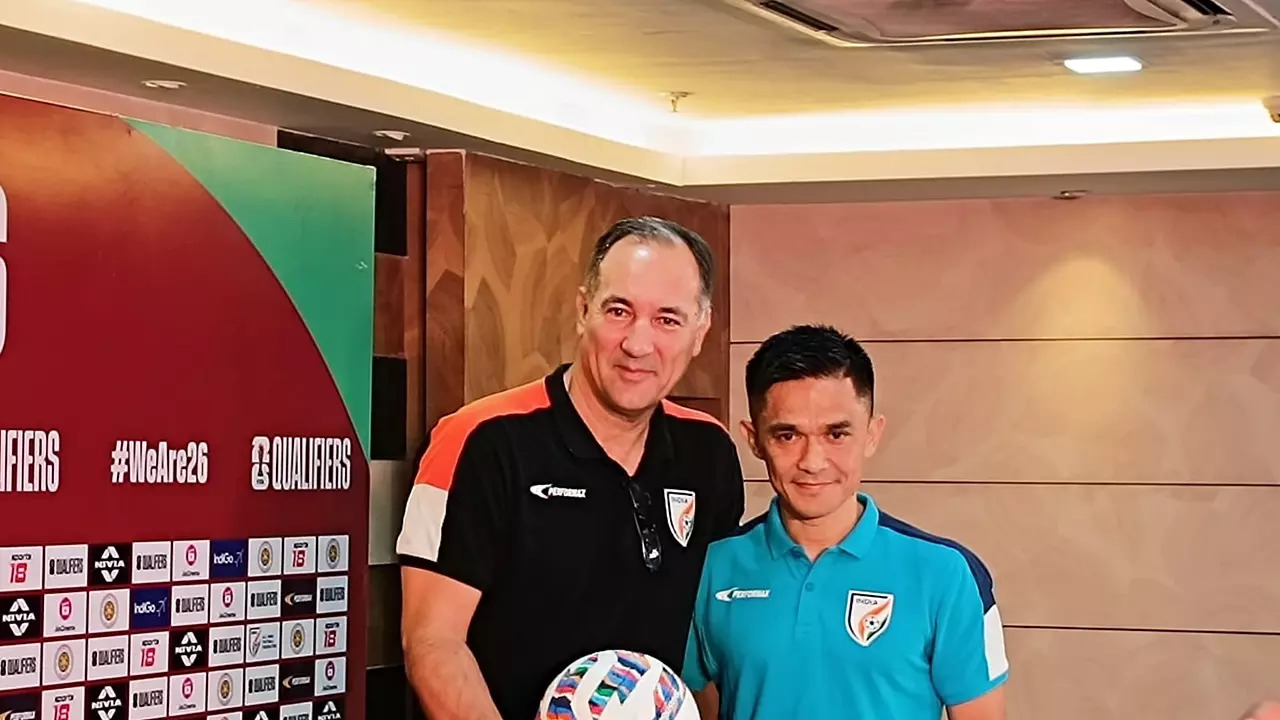 sunil chhetri and igor stimac