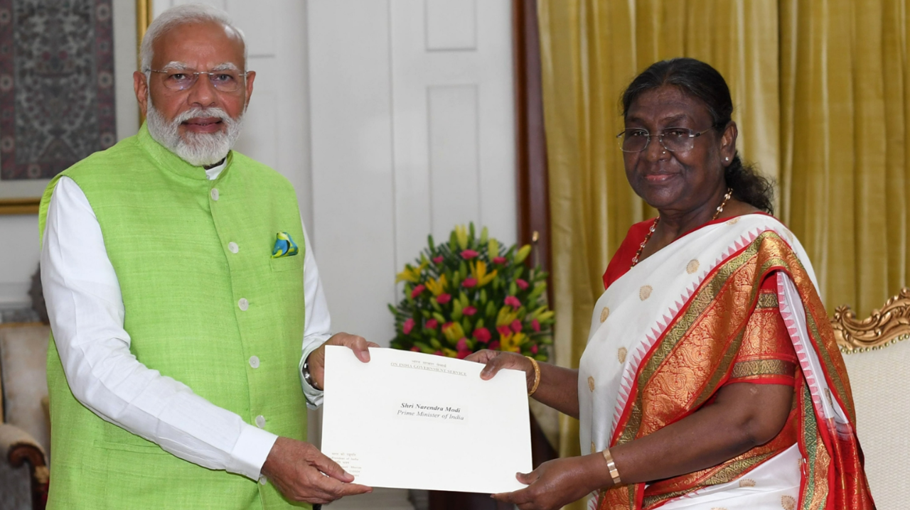 PM Modi Submits Resignation To President Murmu