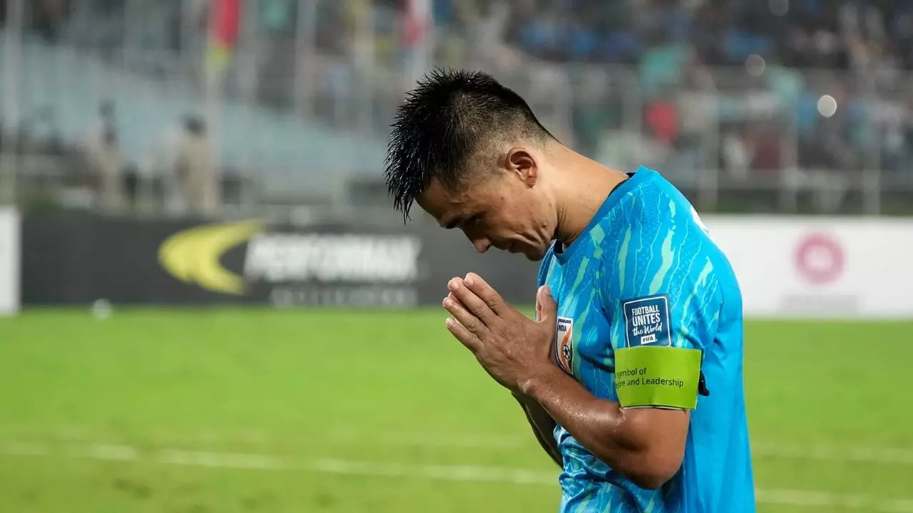 Sunil Chhetri Farewell 58921 Fans Bid Adieu To Indian Football Legend In Kolkata