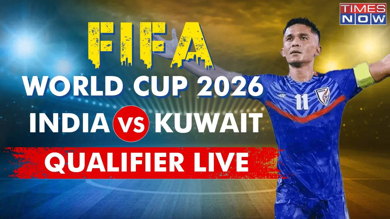 Sunil Chhetri Farewell Match India 0 vs 0 Kuwait Full Time Chhetri Breaks Down As IND Play Out A Goalless Draw Against KUW  WATCH