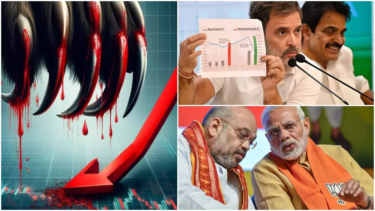 Rahul Gandhi's Scathing Attack on PM Modi, Shah Over 'Biggest Stock Market Scam' - A Chronology on What Led to Crash on June 4