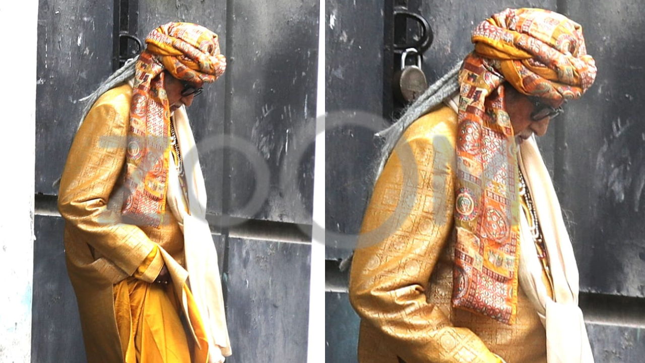 Amitabh Bachchan SPOTTED In Intriguing New Look For Upcoming Project. See EXCLUSIVE Pics