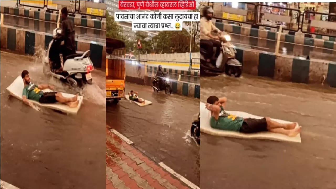 pune rain viral video