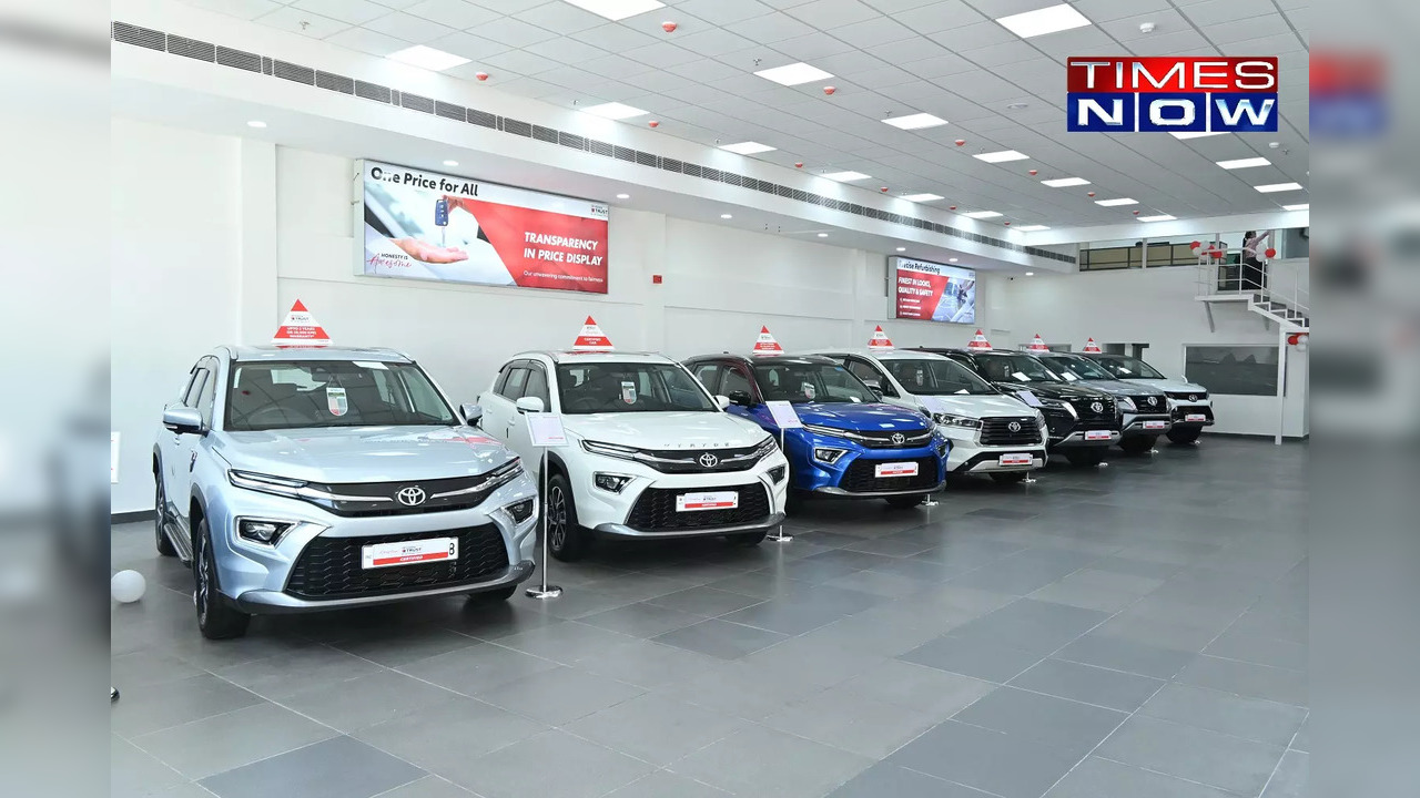 Vehicle Fleet at Toyota Used Car Outlet (TUCO) in New Delhi