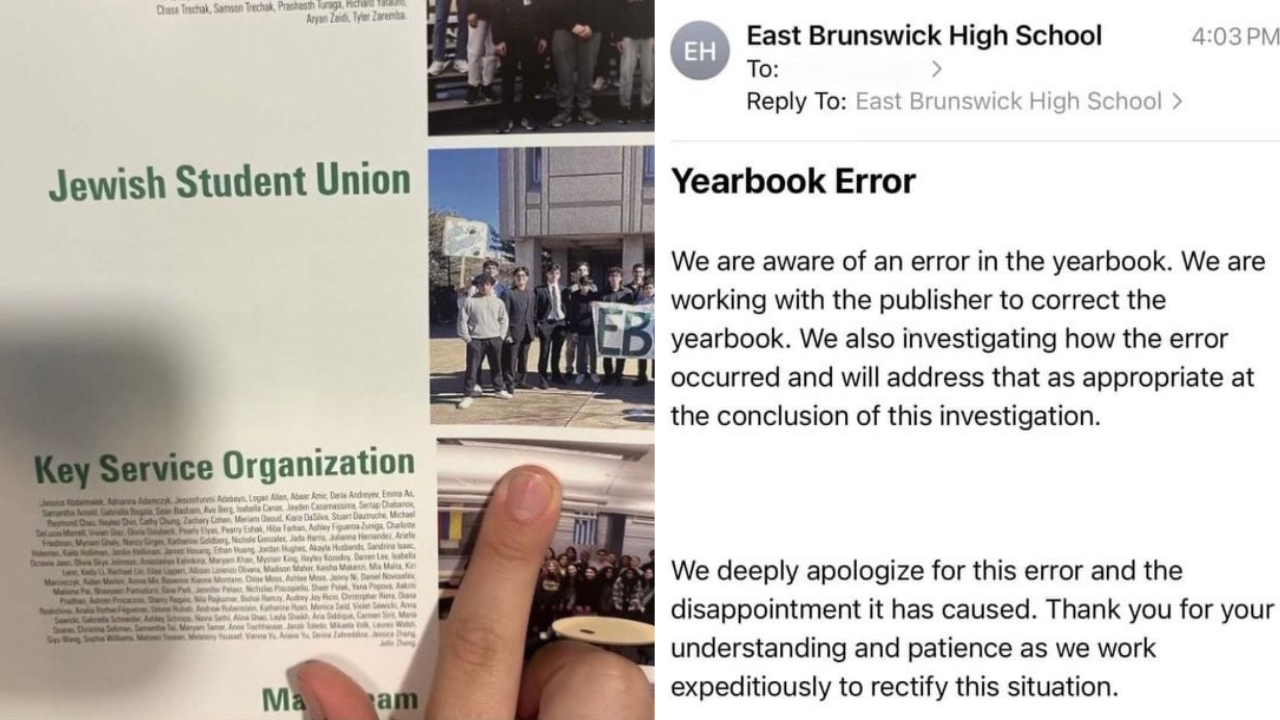 Brunswick High School Yearbook Mistake