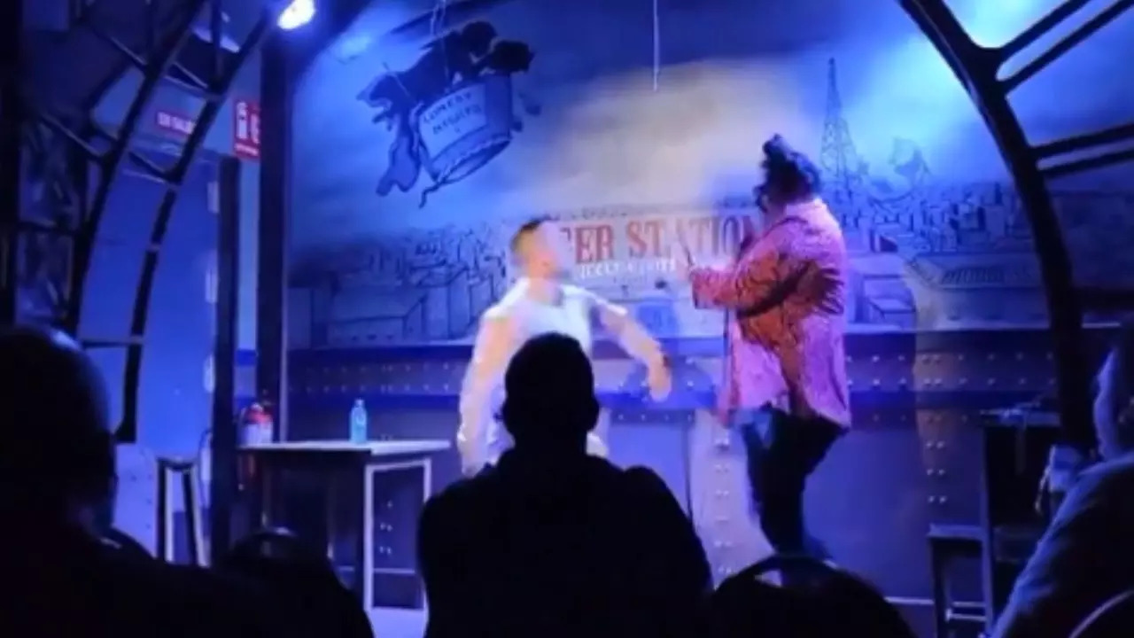 Comedian Punched on Stage for Remarks About Baby