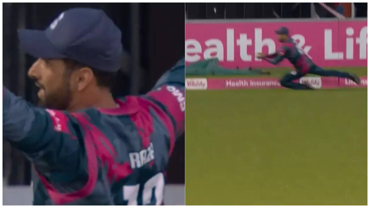 Watch Sikandar Raza pulls off incredible catch in Northants vs Worcs ...