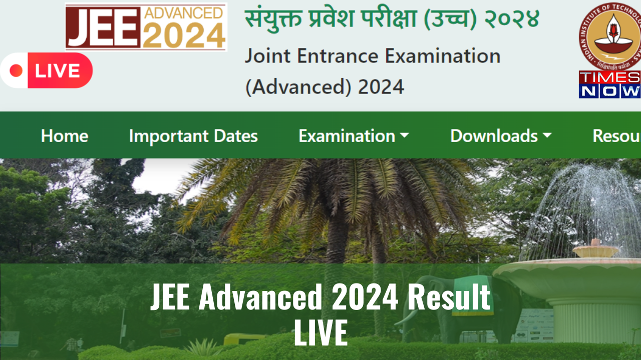 JEE Advanced 2024 Result Date Highlights DECLARED IIT Madras JEE Advanced Results Final Answer Keys OUT on jeeadvacin Ved Lahoti Tops IIT JEE Complete List Here