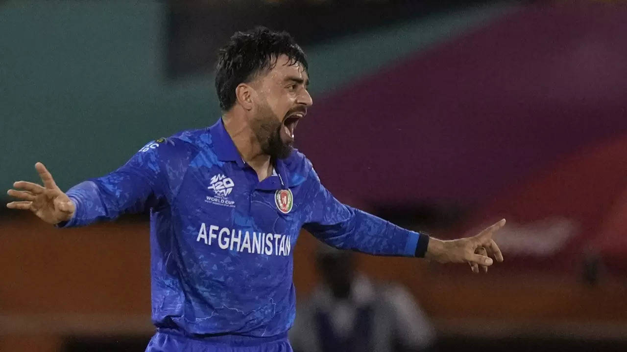 Rashid Khan Bowls Best Spell By A Captain In T20 World Cup History