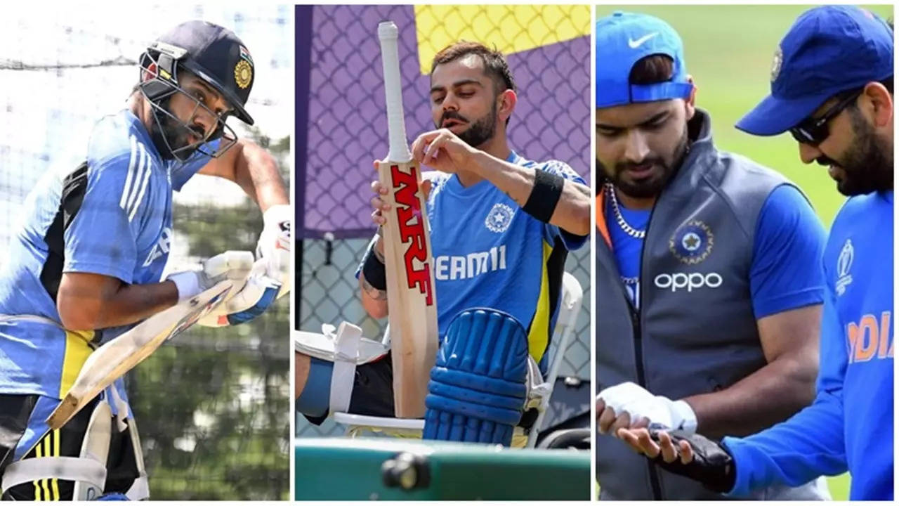 india vs pakistan: rohit sharma, virat kohli in a special training session