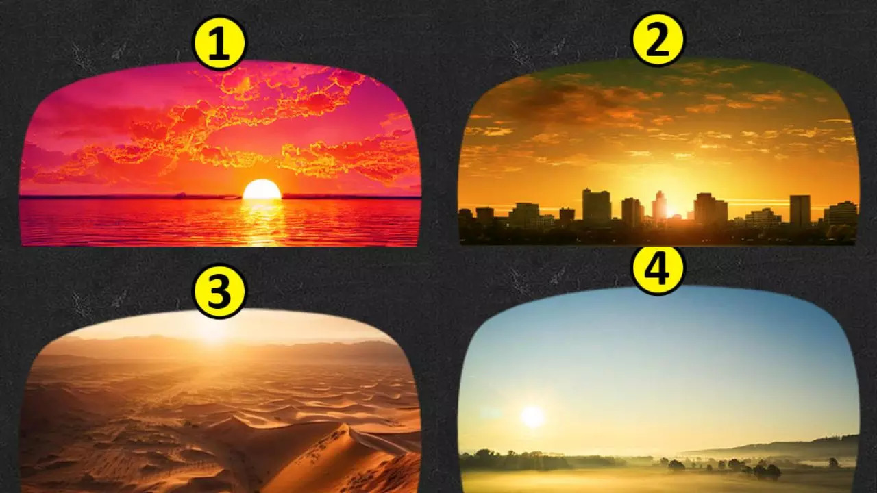 Optical Illusion Personality Test: The Sunset You Choose Reveals Your Inner Personality Traits