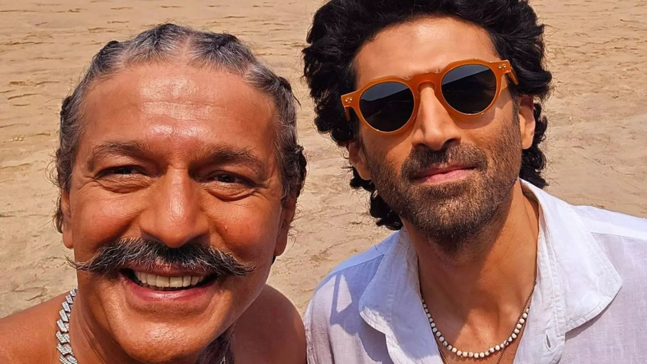 Ananya Panday's Dad Chunky Panday Goes Shirtless As He Drops Pic With Aditya Roy Kapur