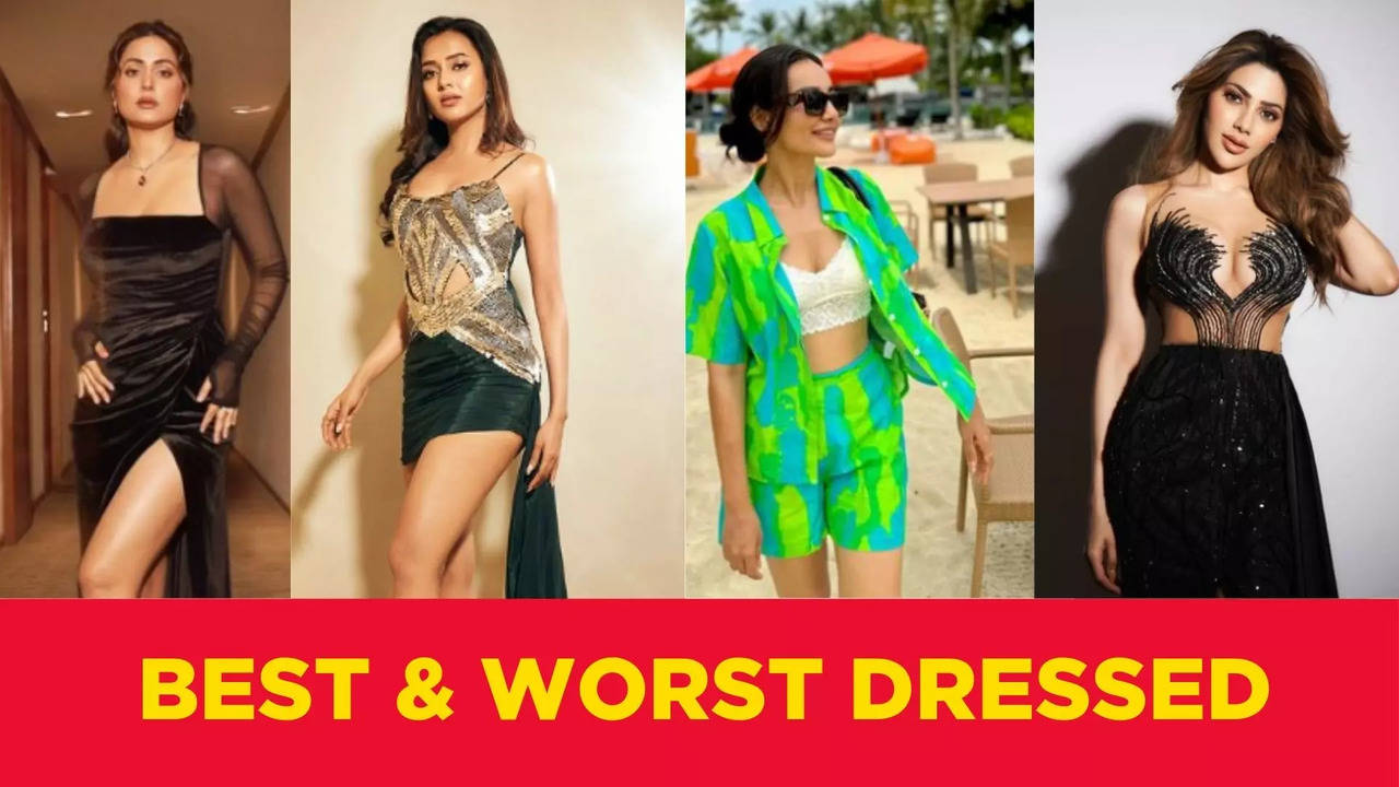 Best And Worst Dressed TV Celebs Of The Week: Hina Khan, Tejasswi Prakash, Surbhi Jyoti Or Nikki Tamboli?