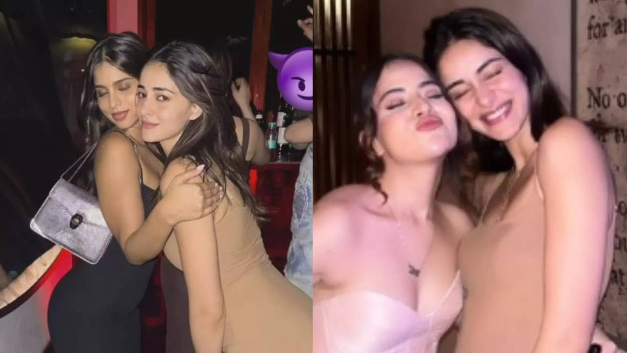 Ananya Panday Poses With Besties Suhana Khan, Orry At Tania Shroff's Birthday Bash. Meets Urfi Javed