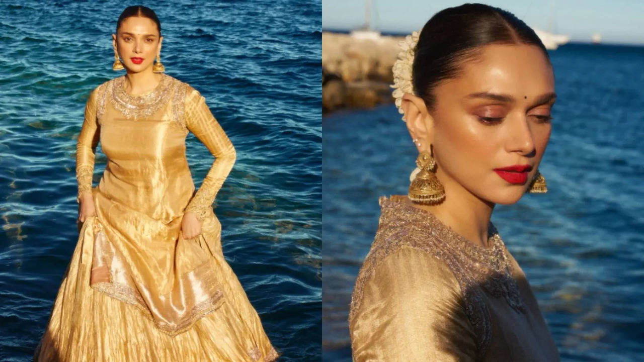 ?Aditi Rao Hydari Surprises Fans With Etheral Bibbojaan Look At Cannes, Inspired By 'Rekha Ma'