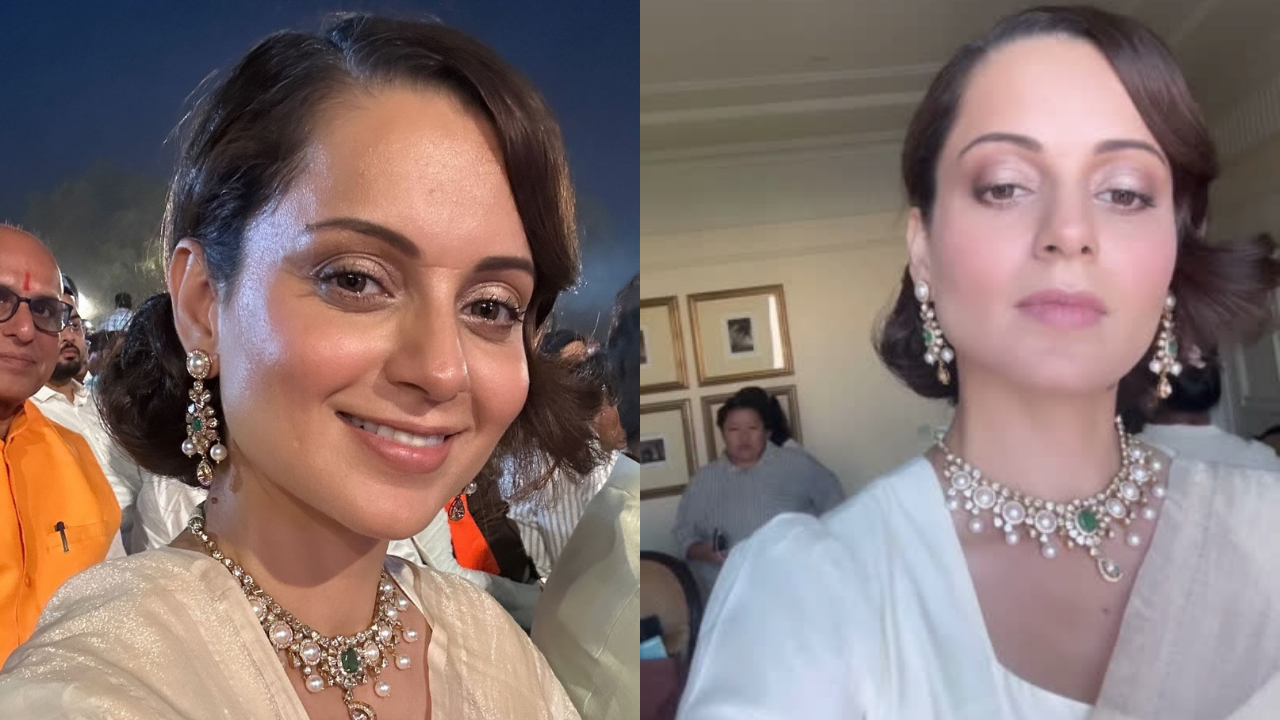 Kangana Ranaut's desi look at oath taking ceremony