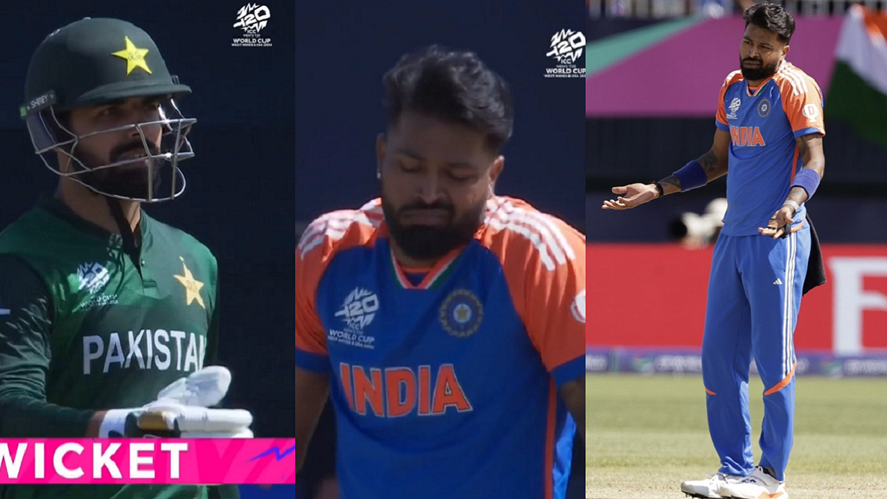 Hardik Pandya's celebration after taking Shadab Khan's wicket goes viral