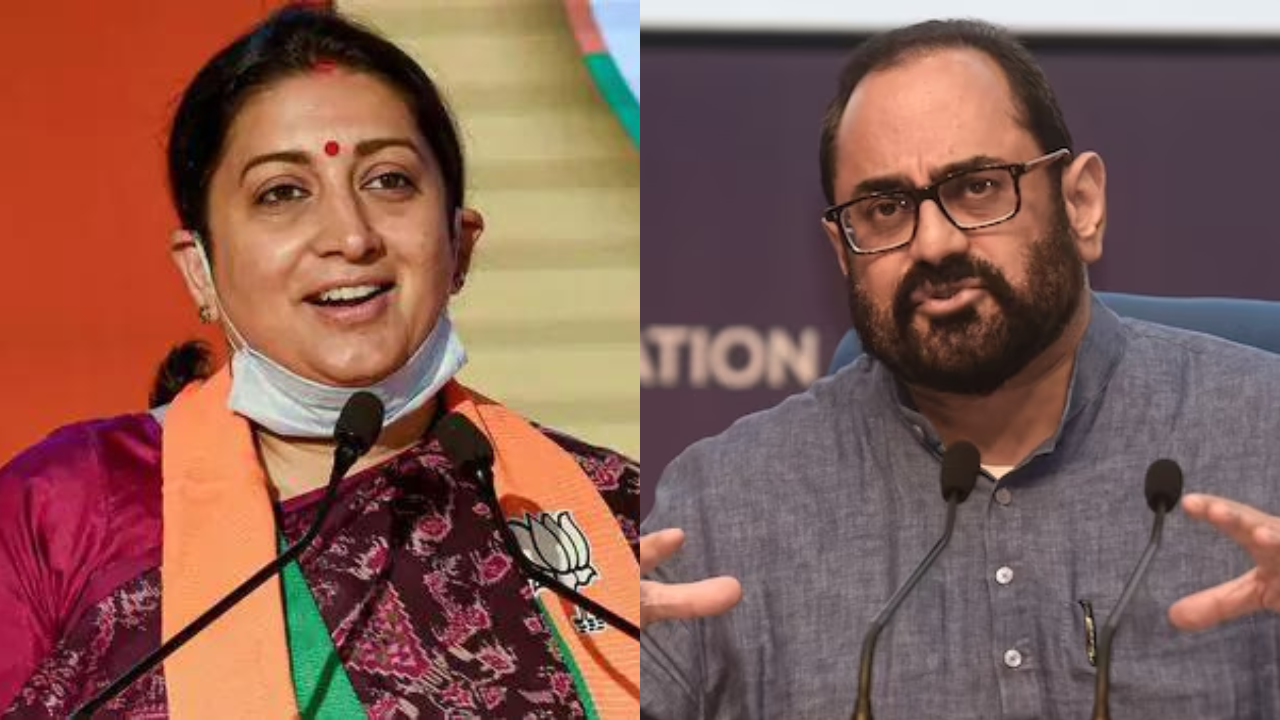 Smriti Irani To Rajeev Chandrasekhar