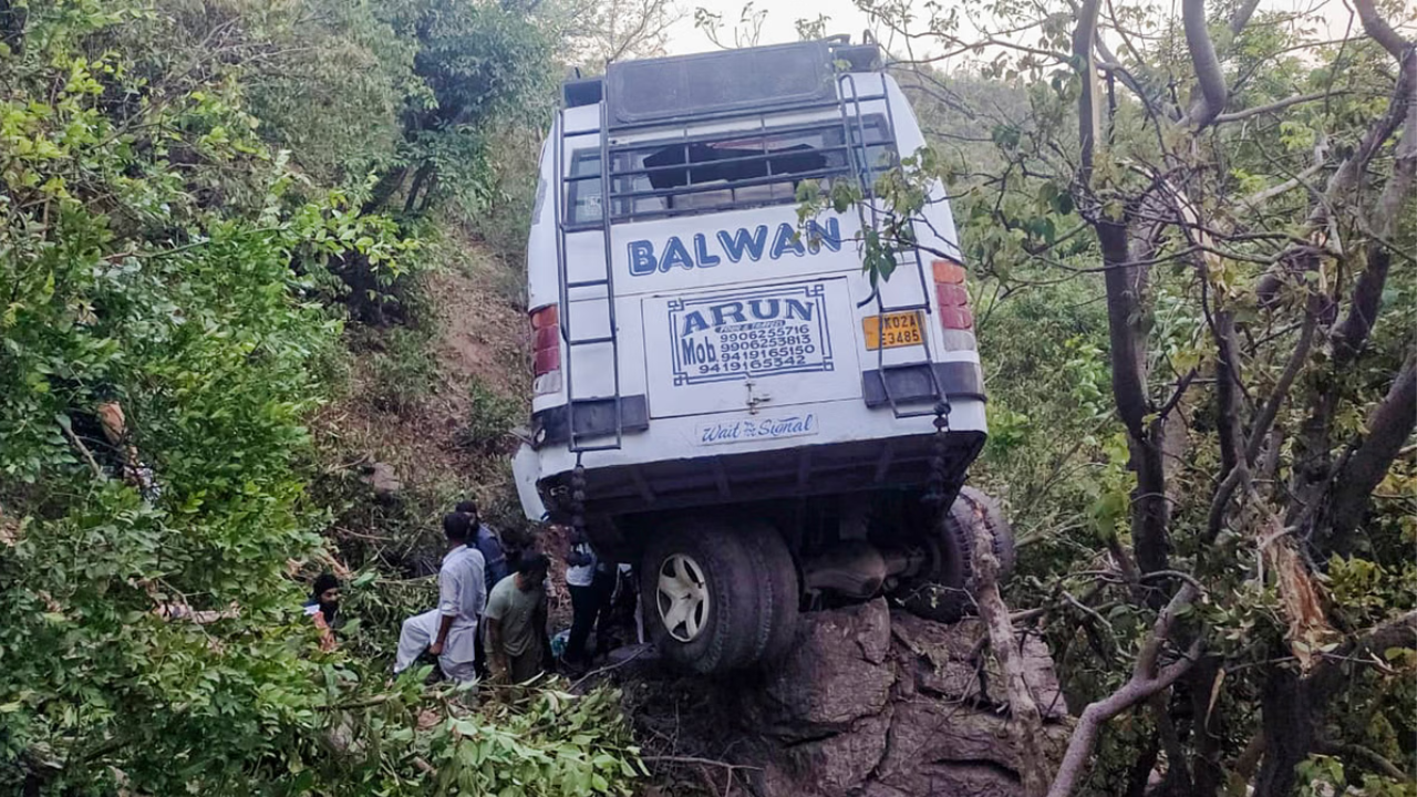 The attack was on a bus carrying 53 people to the Shiv Khor cave temple