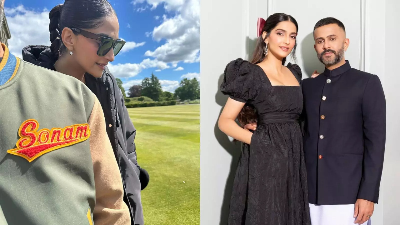 Anand Ahuja Dishes Out Major Husband Goals As He Dons Jacket With Wifey Sonam Kapoor's Name Written On It