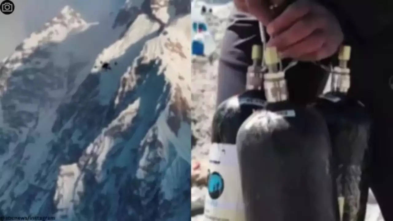 drone delivered three oxygen cylinders on mount everest