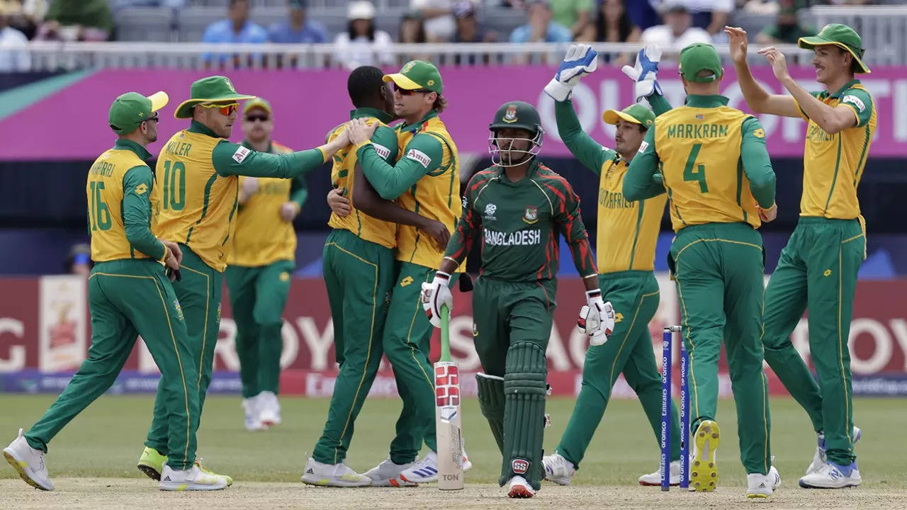 South Africa beat Bangladesh by four runs on June 10