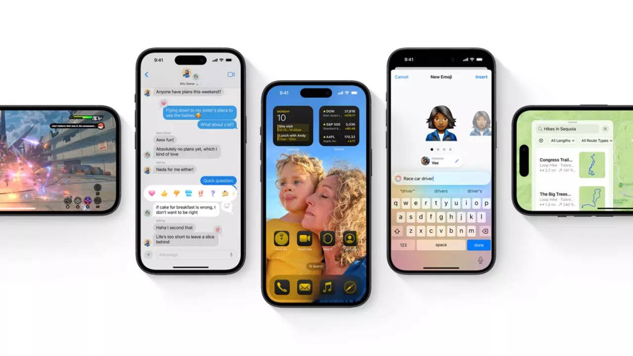 top 5 new features In ios 18