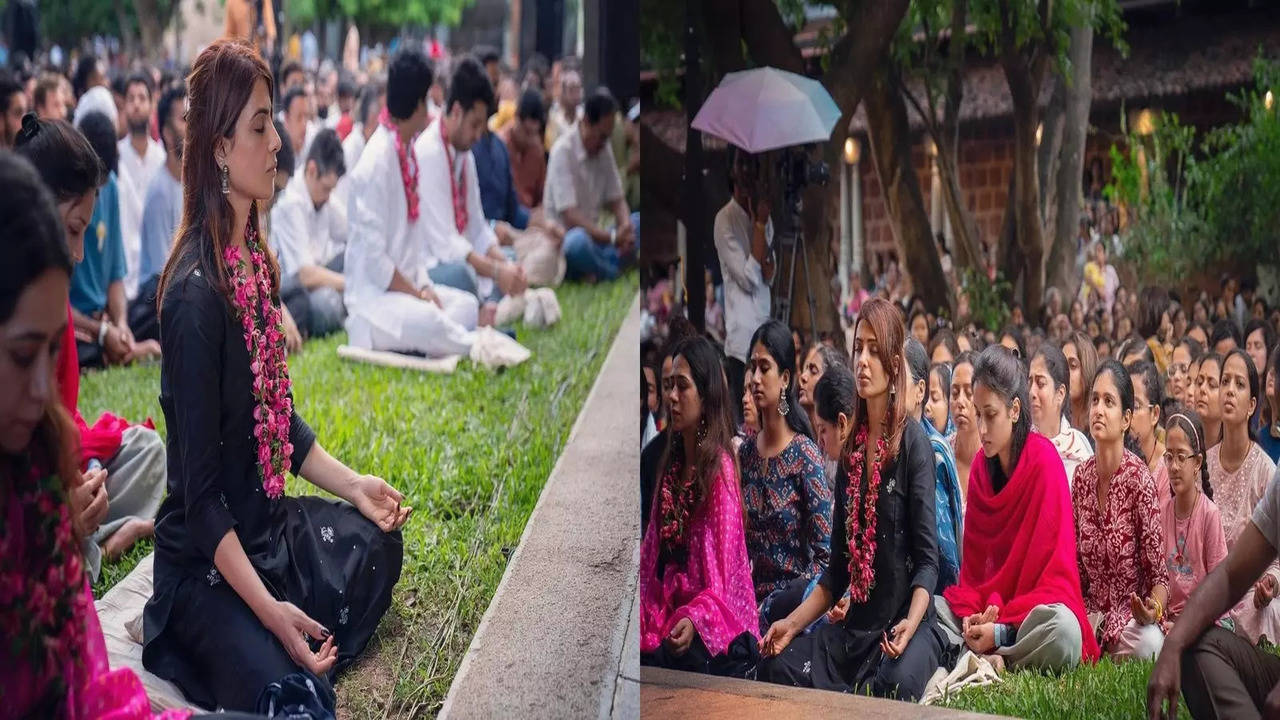 samantha ruth prabhu shares pics from her blissful meditation