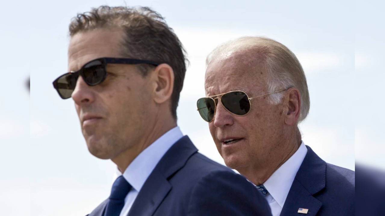 Joe With His Son, Hunter Biden.