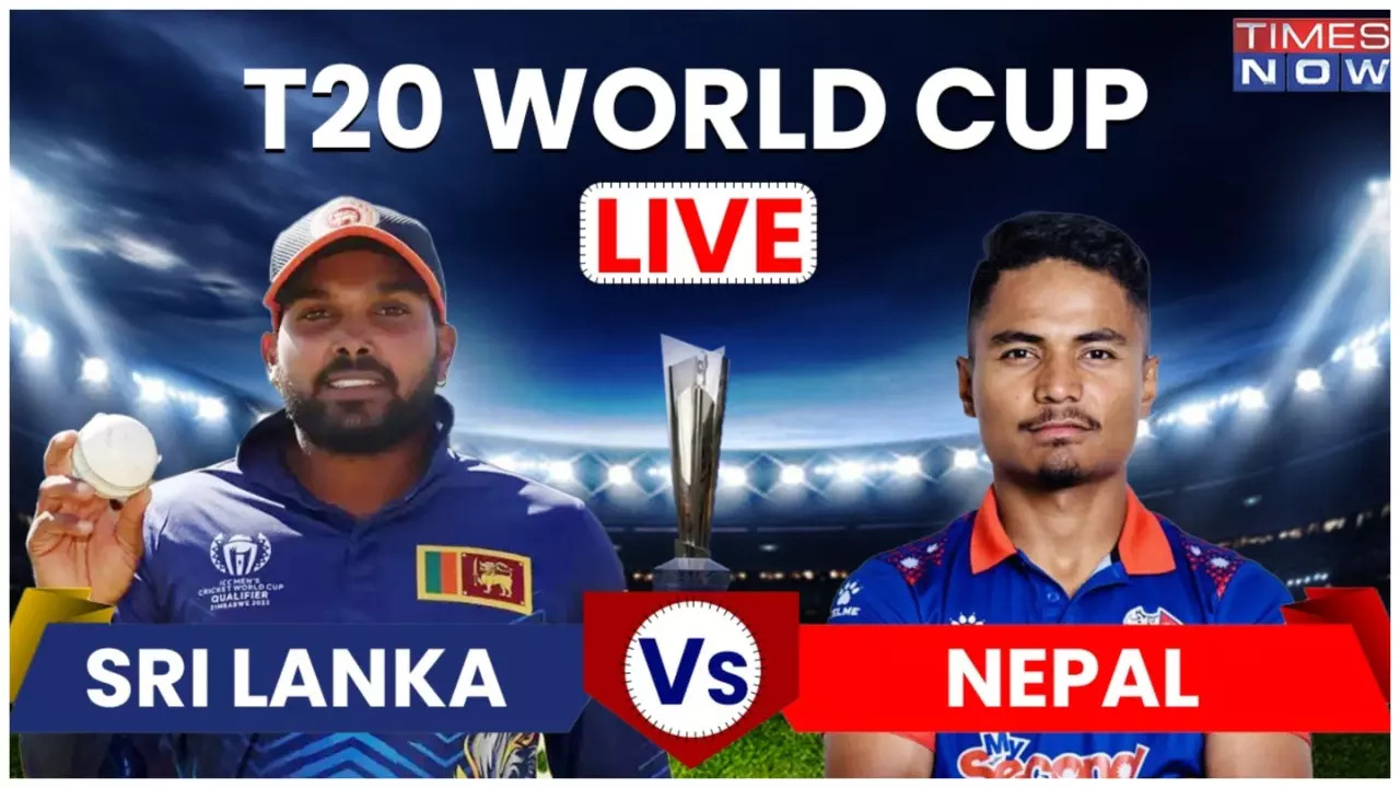 SL vs NEP Highlights T20 World Cup Nepal Sri Lanka Stare At Exit After Washout