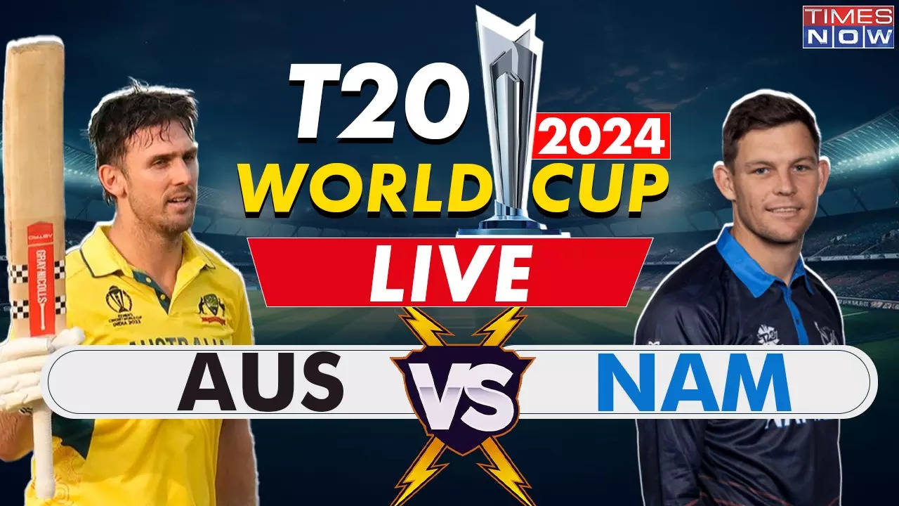 AUS vs NAM T20 World Cup 2024 HIGHLIGHTS Australia Decimate Namibia By 9 Wickets Qualify For Super 8