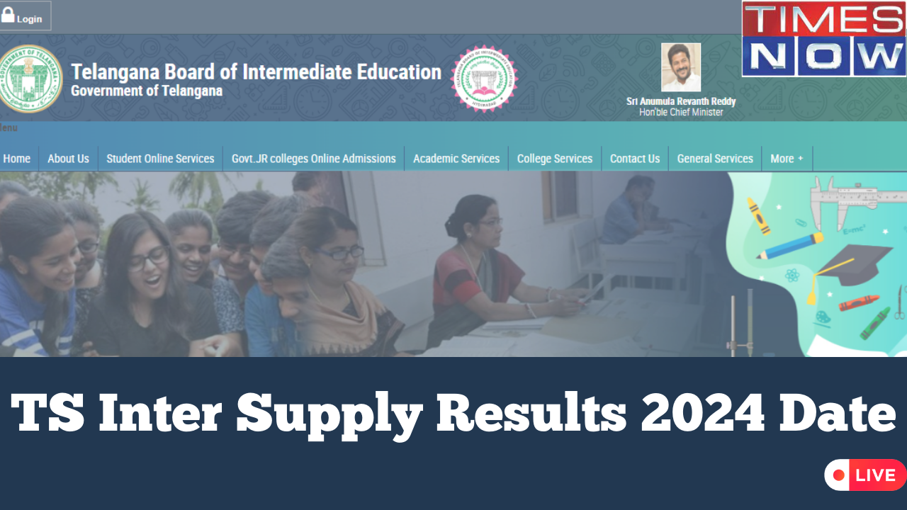 TS Inter Supply Results 2024 Date LIVE Manabadi TS Inter IPASE Results OUT on tgbiecgggovin Check Updates