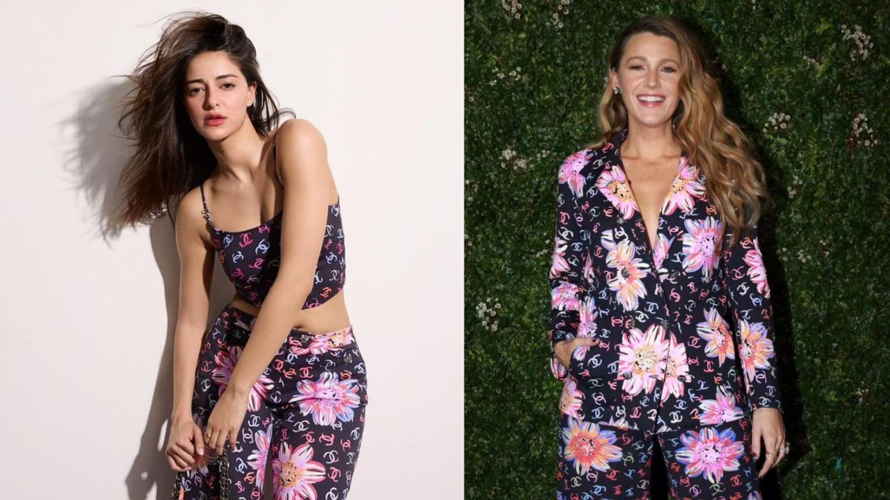 Ananya Panday and Blake Lively Wearing The Same Pants