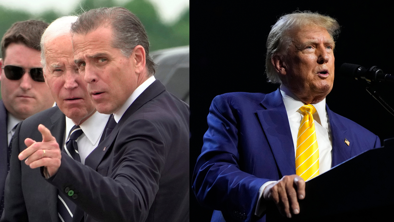 Hunter Biden and Donald Trump