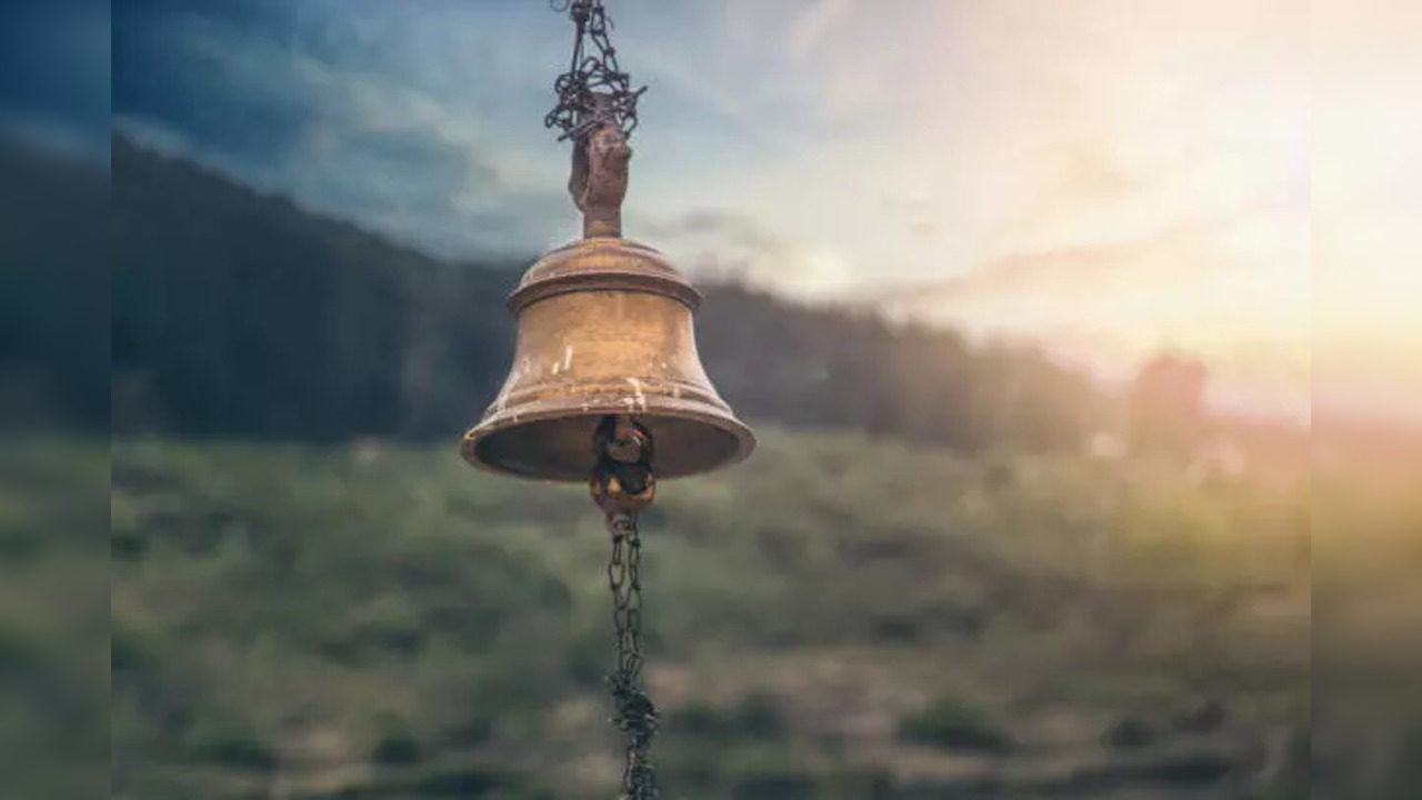 Why we do not ring the temple bell while leaving