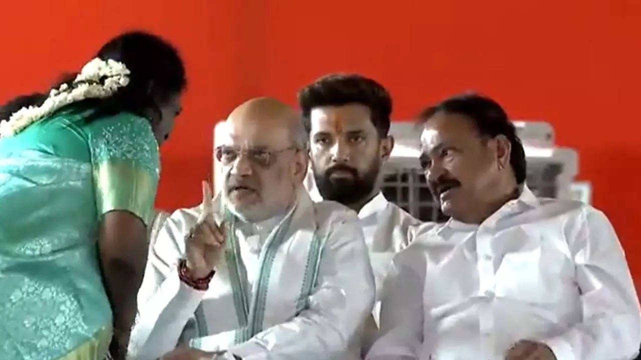 Amit Shah and Tamilisai Soundararajan