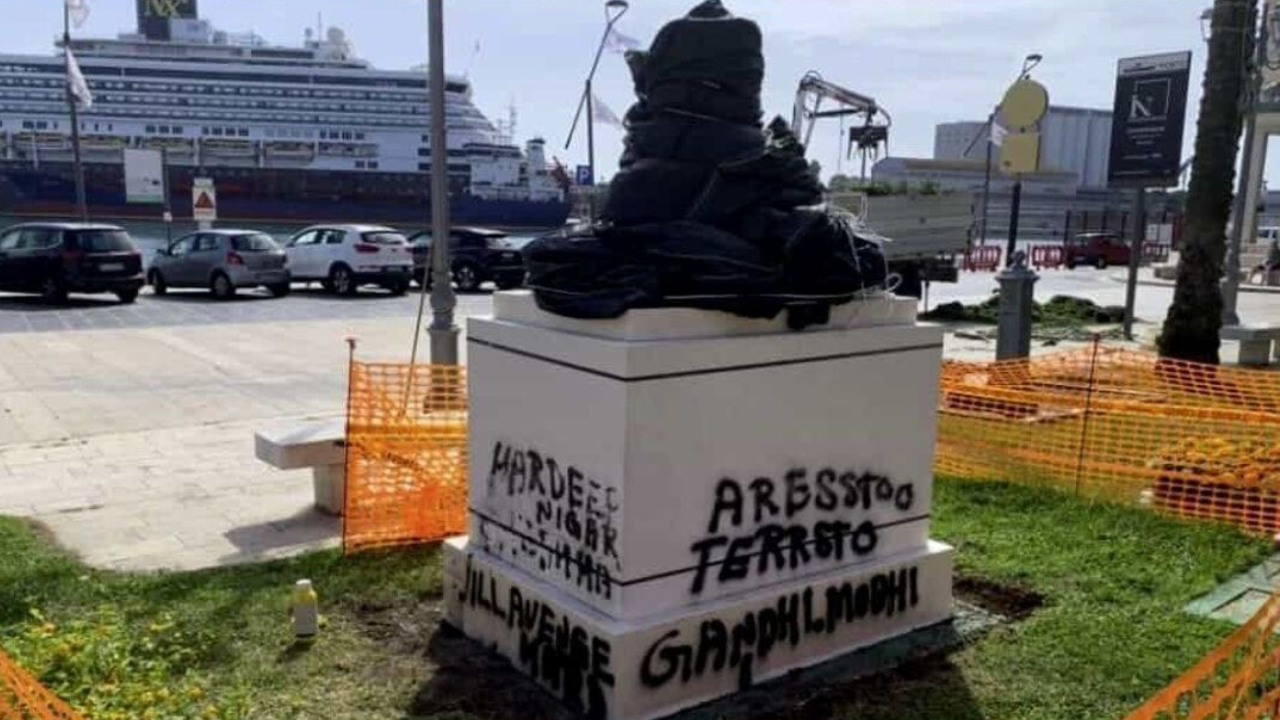 Gandhi Statue Vandalised By Pro-Khalistanis In Italy