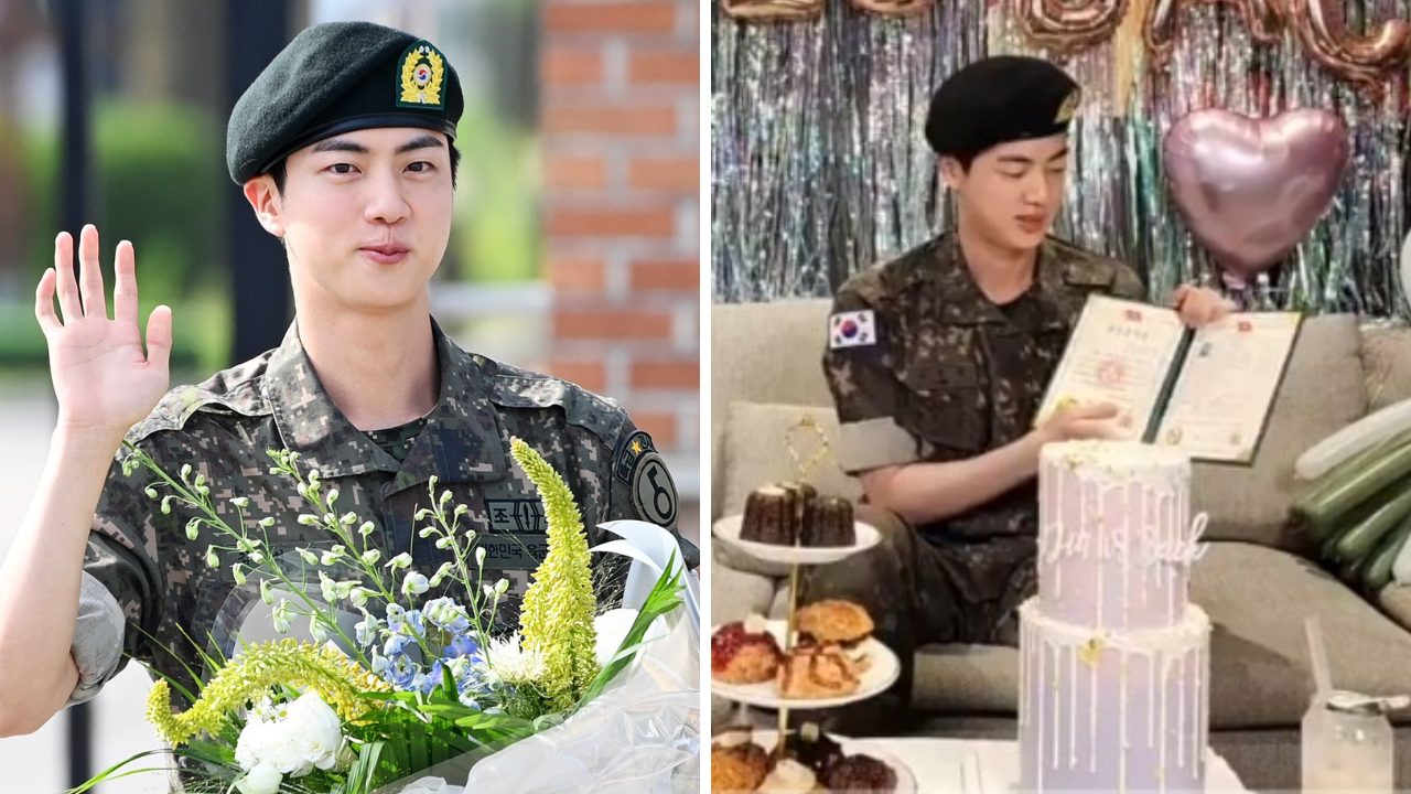 BTS' Jin REVEALS He Won 7-8 Military Awards, Shows Them Off During First Live Post Discharge