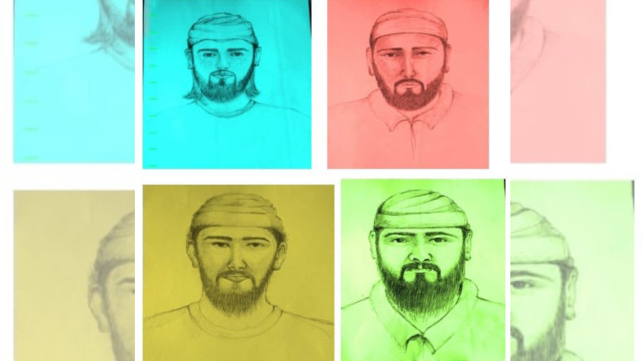 SKETCHES OF 4 TERRORISTS