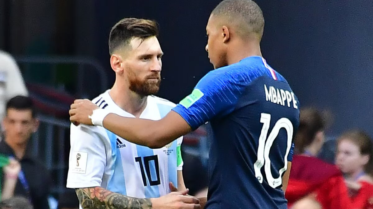 Lionel Messi and Kylian Mbappe