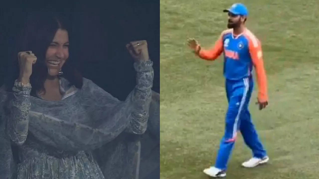 Fans tease Virat Kohli with Anushka Sharma chants during India-USA T20 World Cup 2024 match